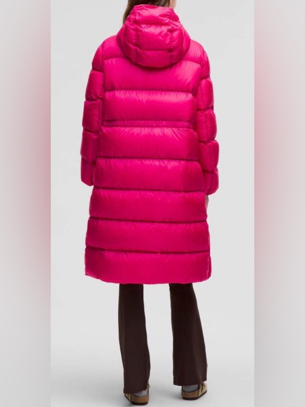 NWOT New Lululemon Featherweight 900-Down-Fill Long Puffer Jacket Passionate - Picture 2 of 11